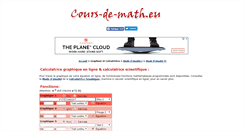 Desktop Screenshot of grapheur.cours-de-math.eu